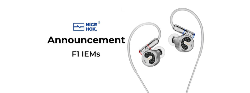 NICEHCK Introduces F1: Latest Planar Magnetic Driver IEMs with 14.2mm Full-Frequency Planar Driver