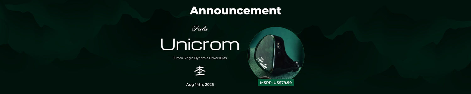 PULA Launches Unicrom Brand-New Beryllium-Plated Dynamic Driver IEMs
