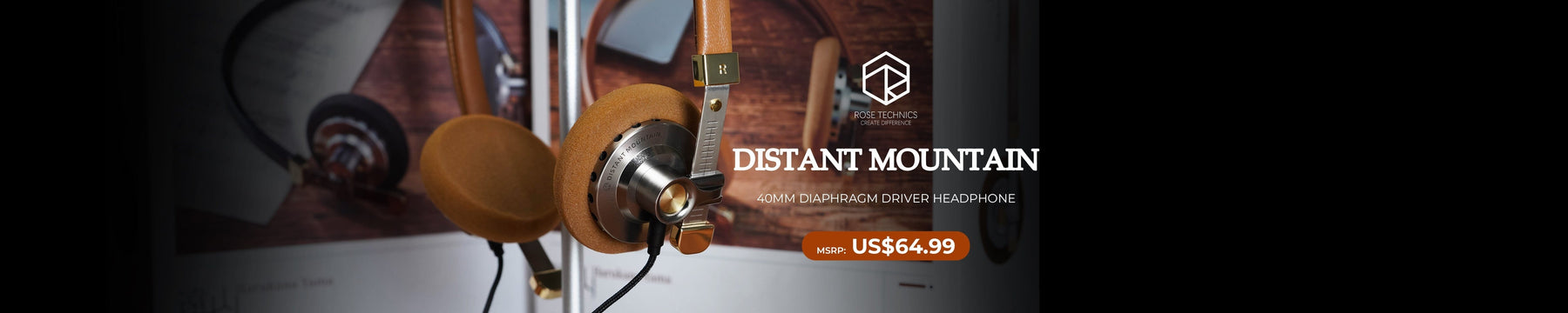 ROSESELSA Launches Distant Mountain 40mm DD Classic On-Ear Headphones