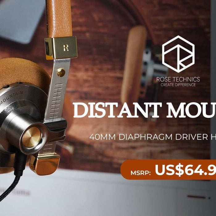 ROSESELSA Launches Distant Mountain 40mm DD Classic On-Ear Headphones