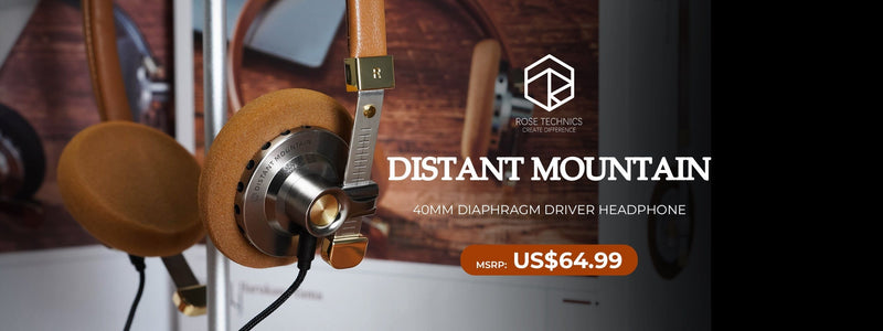 ROSESELSA Launches Distant Mountain 40mm DD Classic On-Ear Headphones