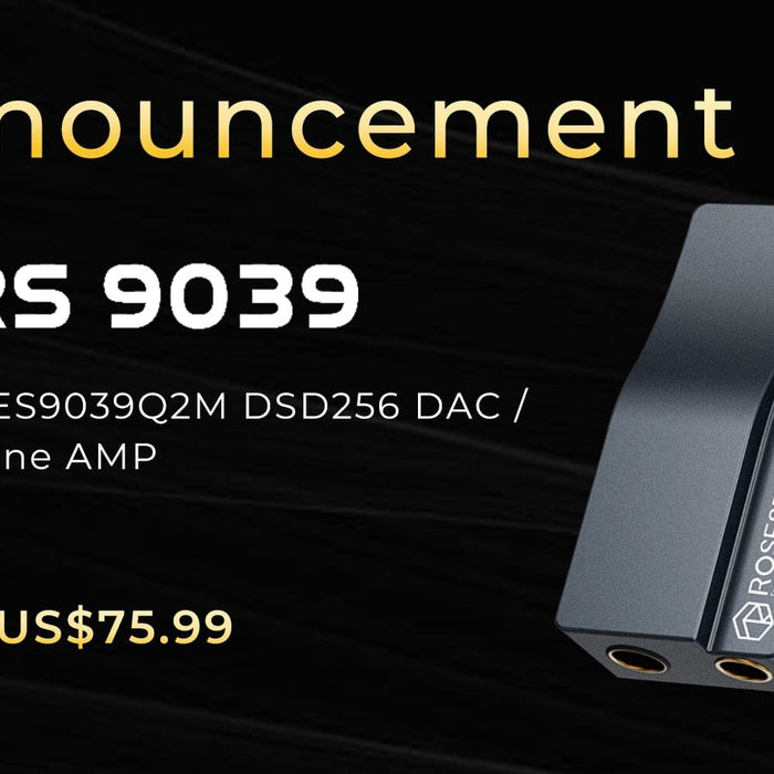 ROSESELSA Launches RS9039 Next-Gen Flagship Portable DAC/AMPs