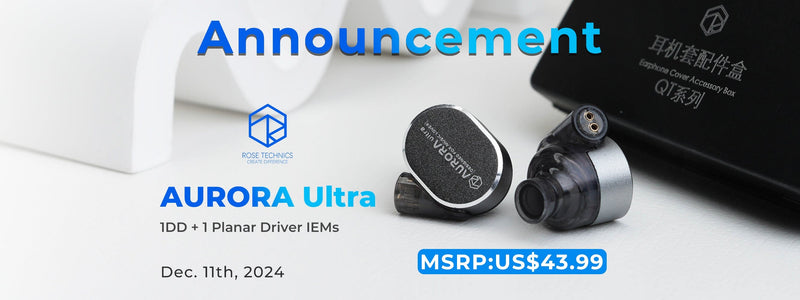 ROSETECHNICS Launches Aurora Ultra Dual-Driver IEMs and EarFree i5 High-Res TWS