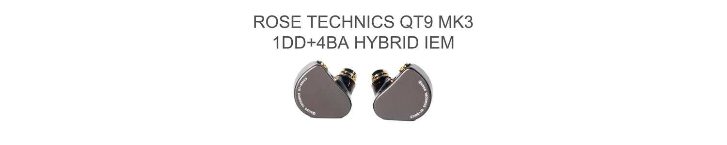 RoseTechnics QT9 MK3 Premium Five-Driver Hybrid IEMs