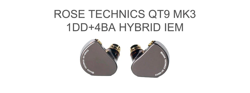 RoseTechnics QT9 MK3 Premium Five-Driver Hybrid IEMs