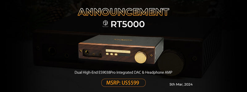 RoseTechnics RT5000 Dual High-End ES9038Pro Integrated DAC & Headphone AMP