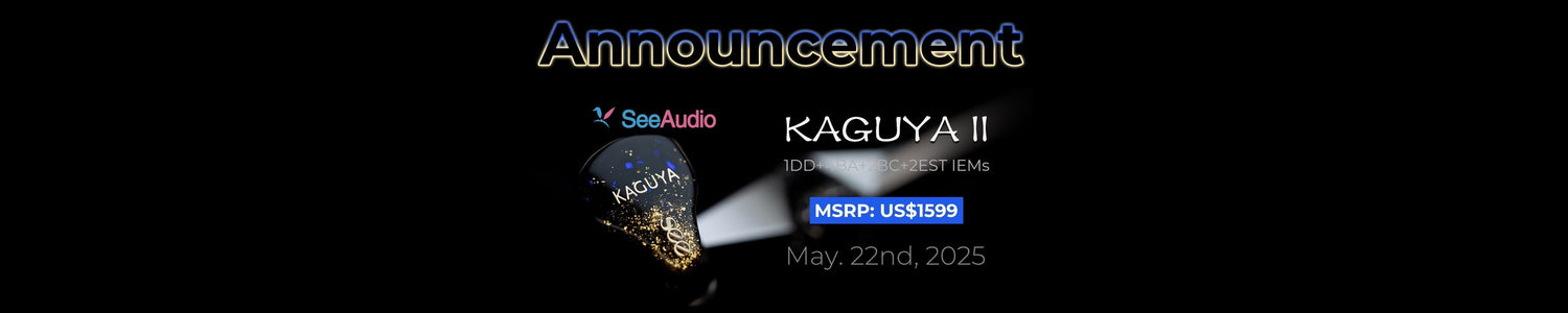 See Audio Presents Kaguya 2 Flagship Nine-Driver Hybrid IEMs