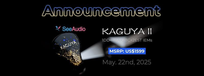 See Audio Presents Kaguya 2 Flagship Nine-Driver Hybrid IEMs
