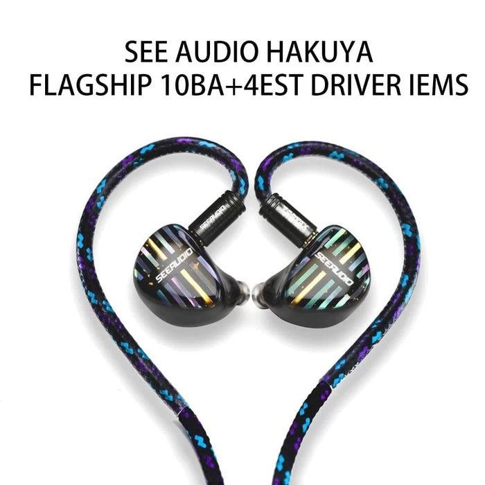 SeeAudio Hakuya Flagship 10BA+4EST Driver IEMs