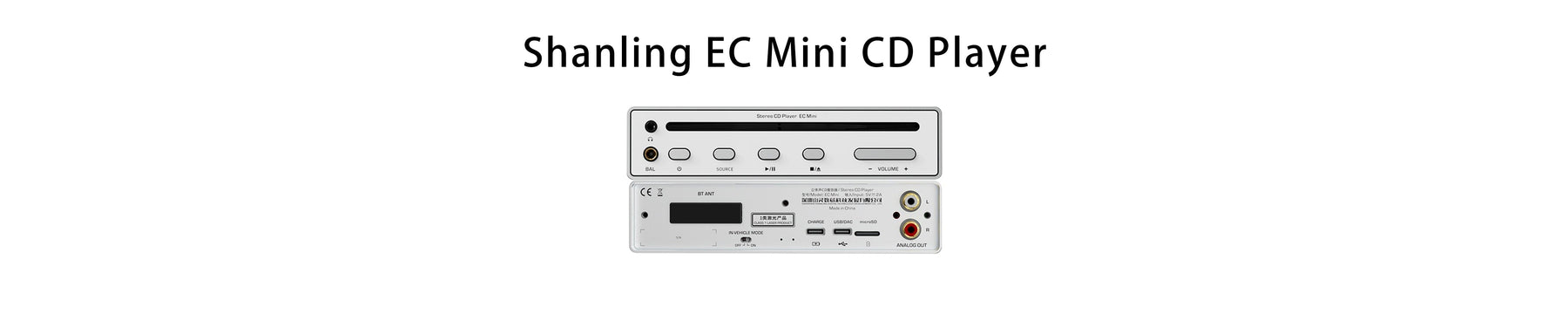 Shanling EC Mini Transportable CD Player With Dual ES9219 DAC Chips