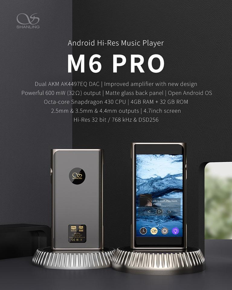 Shanling M6 Pro Announced: Latest Android DAP!! — HiFiGo