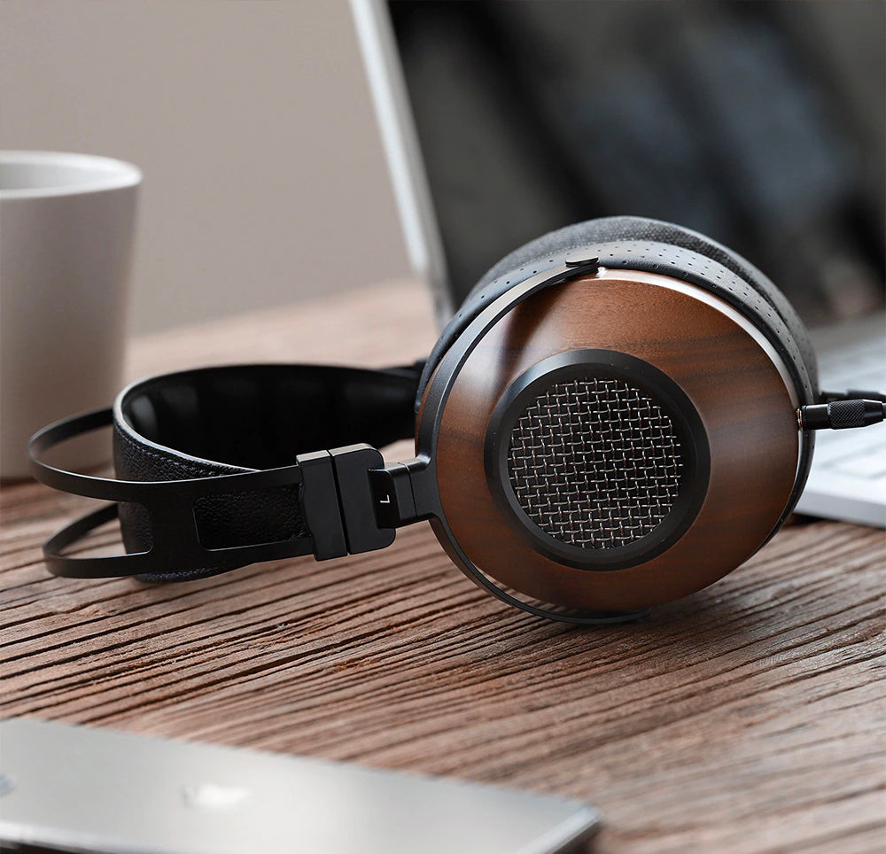 Sivga SV023 Latest Walnut Wood Headphones With 50mm Beryllium-Plated LCP Diaphragm Dynamic Driver