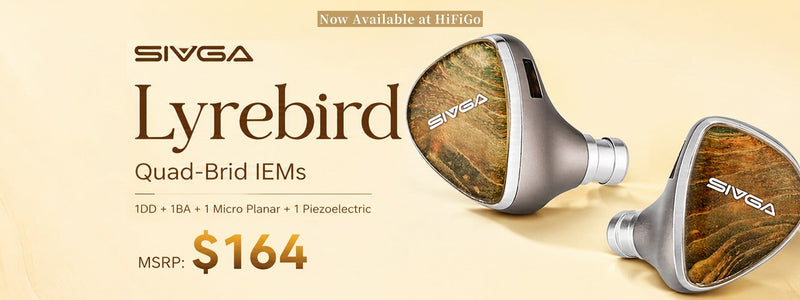 Sivga Unveils Lyrebird 1DD+1BA+1 Micro Planar+ 1 Piezoceramic Hybrid IEMs