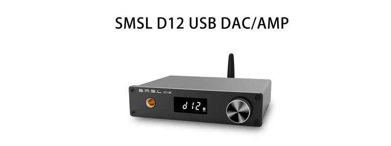 SMSL Launches D12 High-Performance AK4493S USB DAC With Bluetooth Input & Headphone Output Support