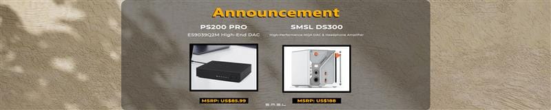 SMSL Launches PS200 Pro Desktop DAC and DS300 Cyberpunk-themed Desktop DAC/AMP