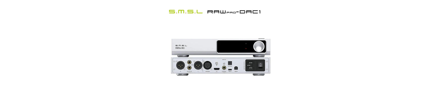 SMSL Launches RAWPRO DAC1 High-End ES9039MSPro MQA MQA-CD Desktop DAC