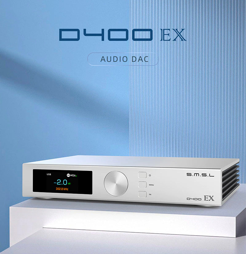 SMSL Releases D400EX All-New Flagship MQA Desktop DAC With Dual 