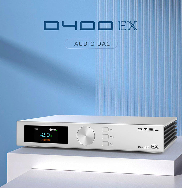 SMSL Releases D400EX All-New Flagship MQA Desktop DAC With 