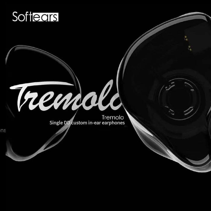 Softears Tremolo: Custom In-Ear Monitors With 10mm Beryllium-Plated Diaphragm Dynamic Driver