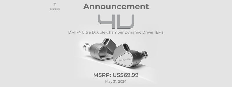 Tanchjim Launches 4U: Single Dynamic Driver IEMs With 4-Way Tuning Mechanism