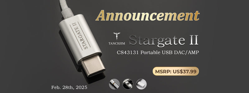 Tanchjim Launches Stargate II Portable DAC/AMP with Mic Support and 8-Band PEQ