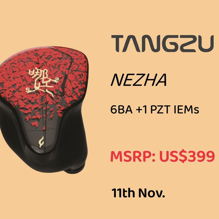 Tangzu Nezha Six BA+1 PZT Hybrid Full Resin IEMs