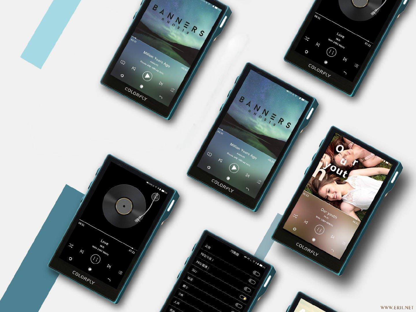 ポータブルプレーヤー COLORFLY U6 The Pocket HiFi U6 Colorfly new flagship portable player