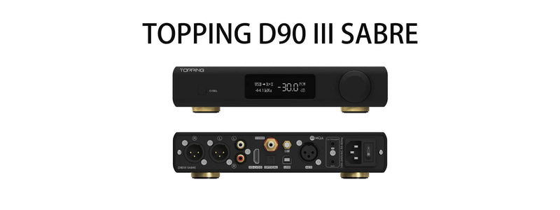 Topping D90 III Sabre ESS9039SPro Bluetooth V5.1 Flagship Desktop DAC