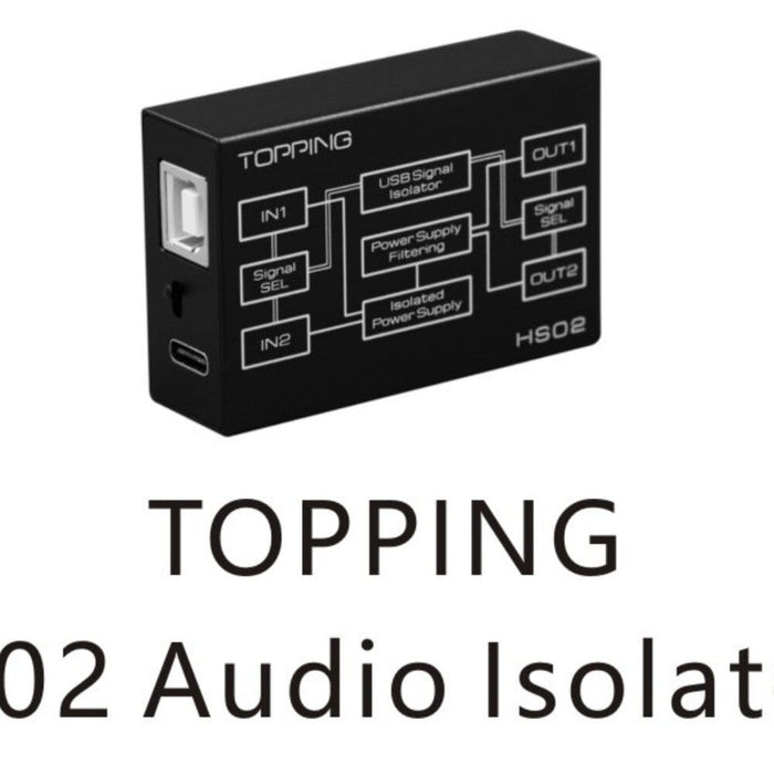 Topping HS02: Brand New High-Speed USB 2.0 Isolator For Desktop Audio Chain