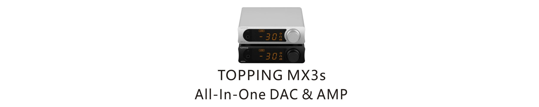 Topping Introduces All-New "MX3S" All-in-One Desktop DAC, Headphone AMP, and Speaker AMP device!!