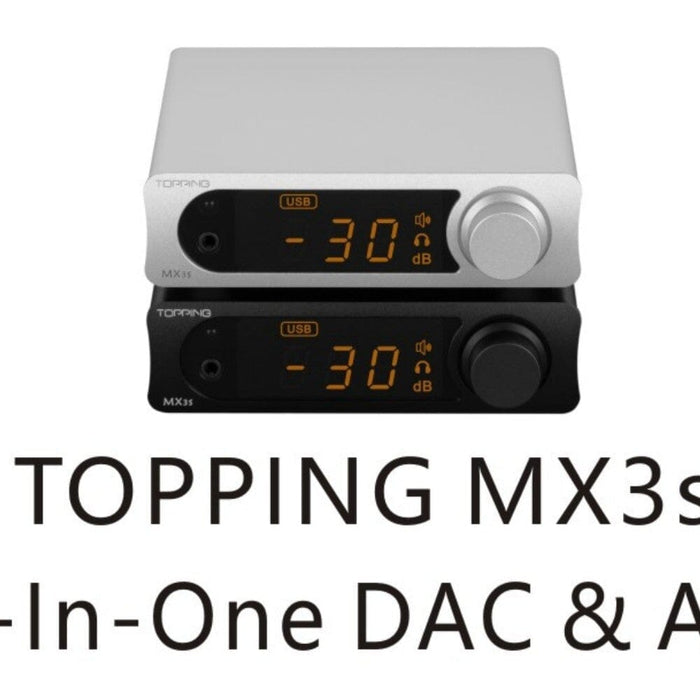 Topping Introduces All-New "MX3S" All-in-One Desktop DAC, Headphone AMP, and Speaker AMP device!!