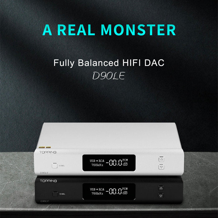 Topping Releases "D90LE": Flagship Desktop DAC With ES9038Pro DAC Chip
