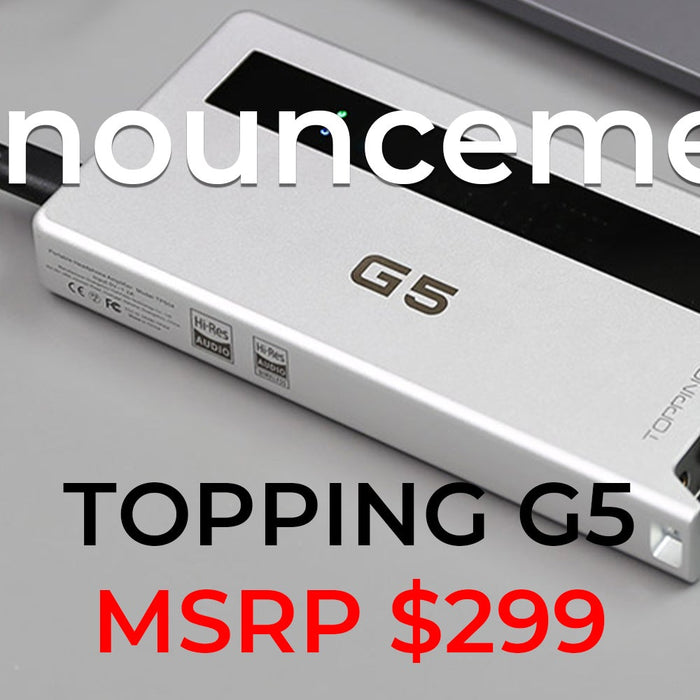 Topping Releases G5 All-New Portable DAC/AMP with Premium Sabre DAC and HD Bluetooth Input