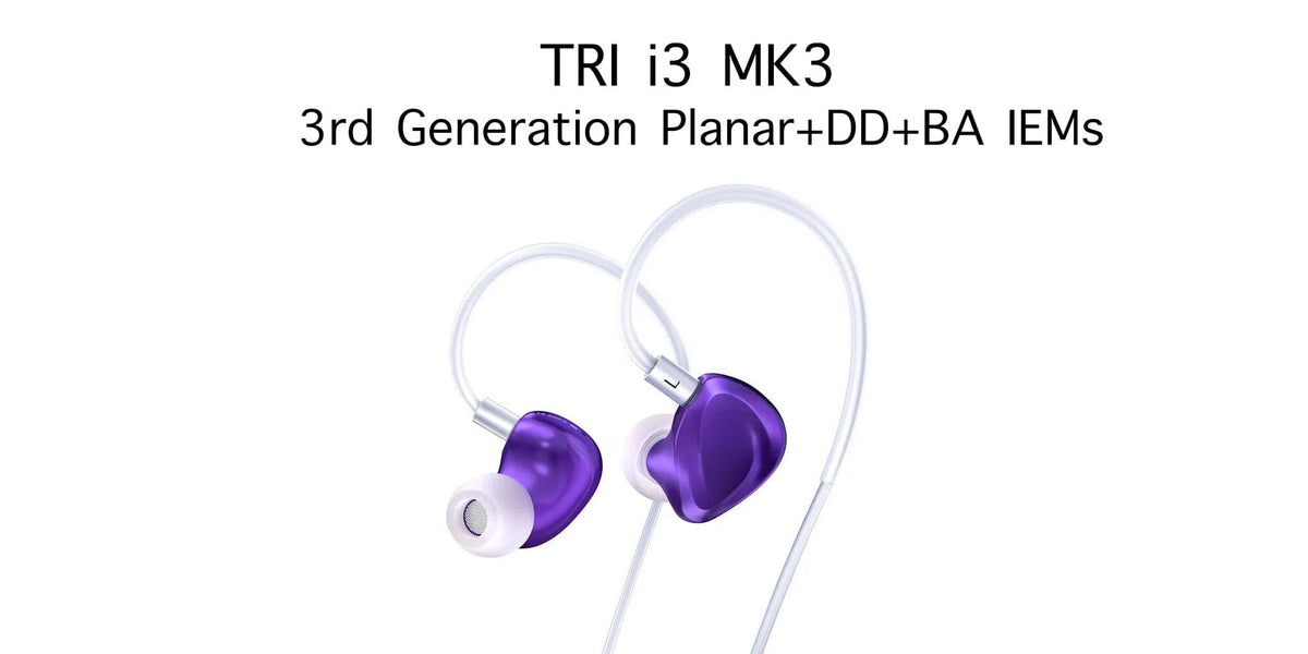 TRI i3 MK3 3rd Generation Planar+DD+BA Hybrid IEMs — HiFiGo