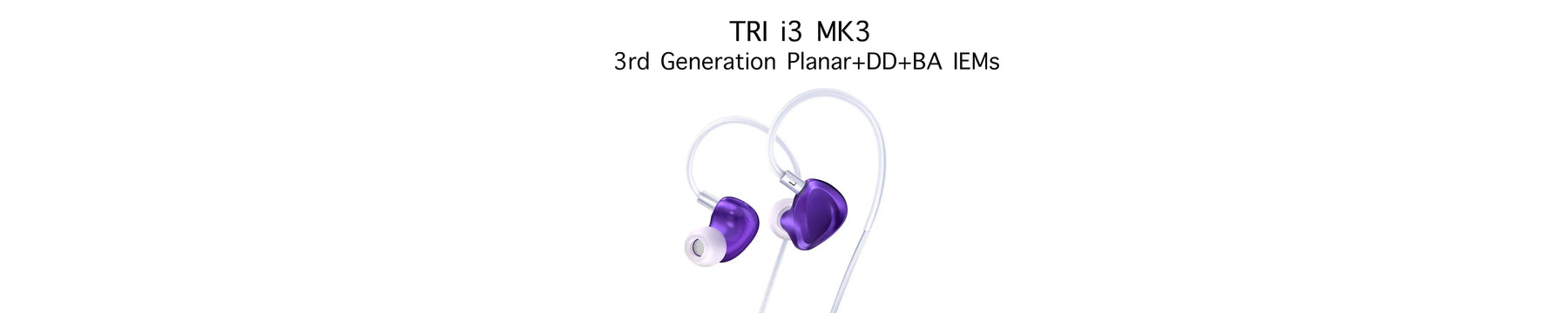 TRI i3 MK3 3rd Generation Planar+DD+BA Hybrid IEMs