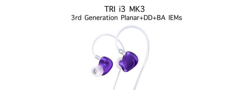 TRI i3 MK3 3rd Generation Planar+DD+BA Hybrid IEMs