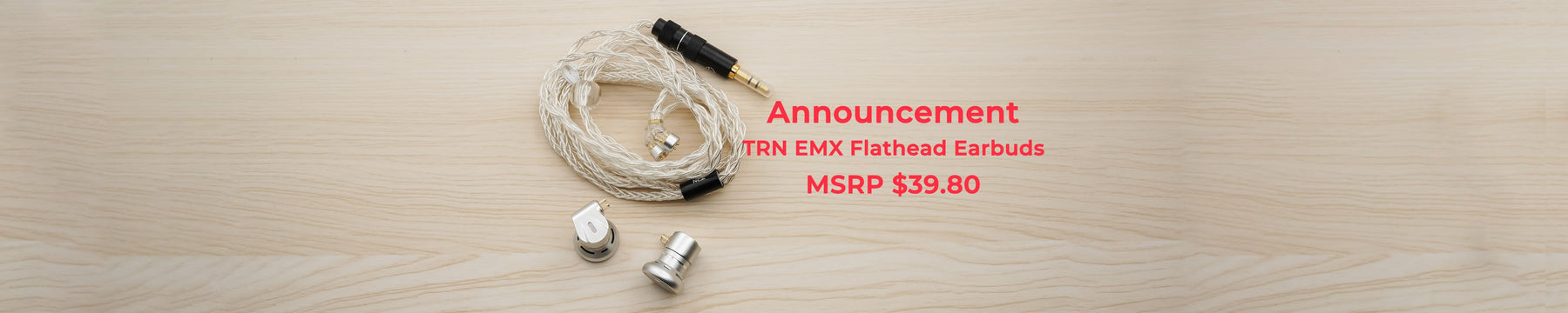 TRN Releases "EMX": New Flagship-Audiophile Flathead Earbuds With 14.2mm Large Dynamic Driver