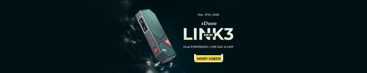 xDuoo Presents Link3 Dual ES9039Q2M Portable DAC/AMP with MicroSD Card