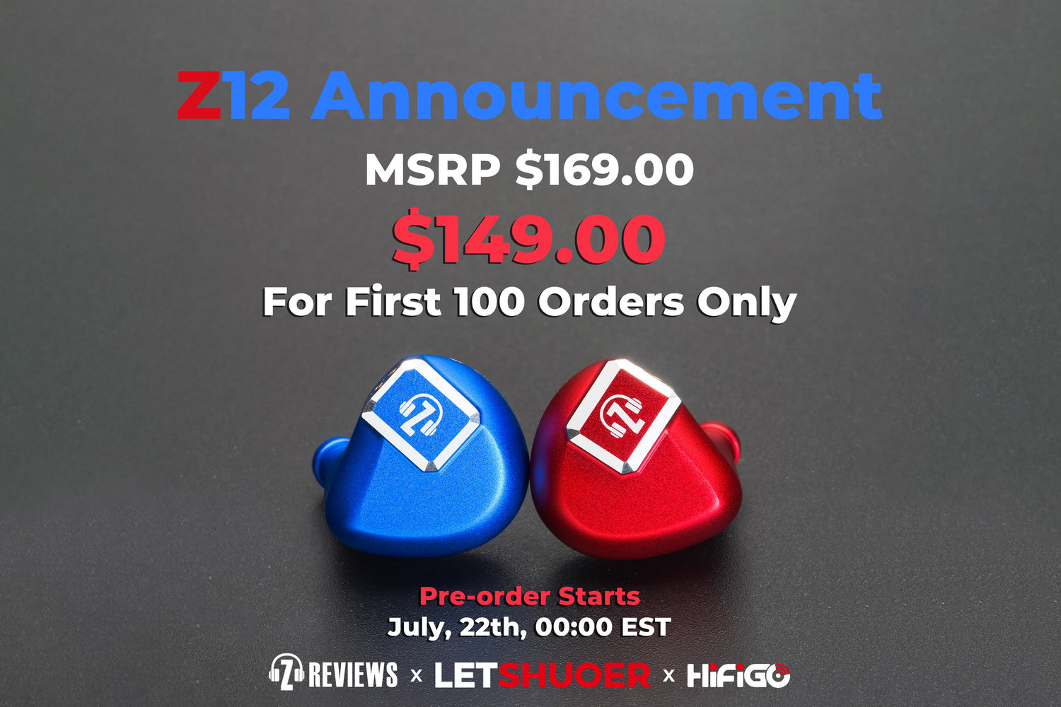 Z REVIEW x LETSHUOER Z12 Planar IEMs Start Pre-order on 22th July