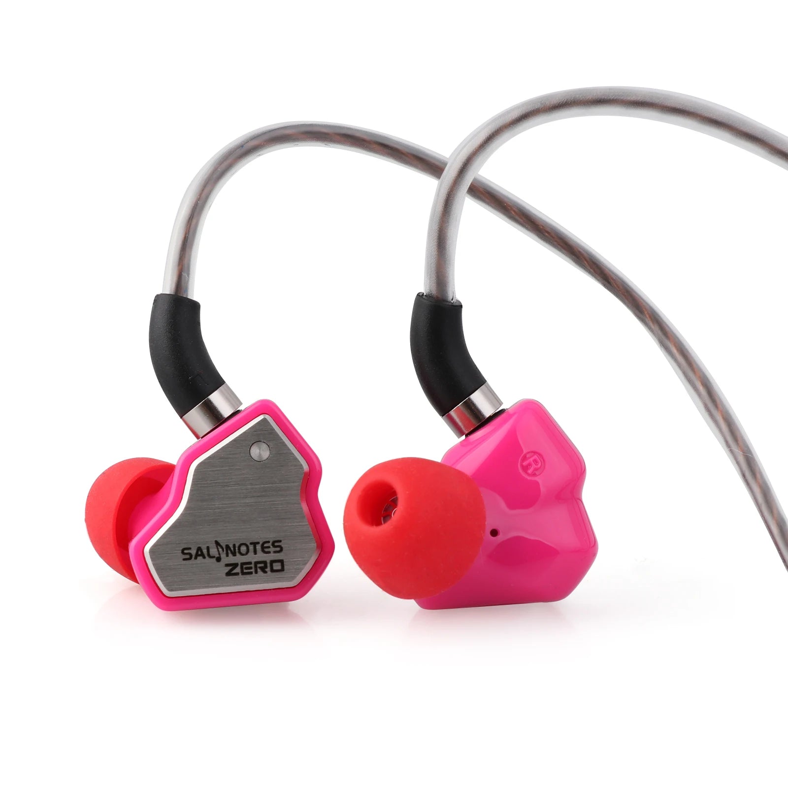 7Hz Salnotes Zero HiFi 10mm Dynamic Driver In-Ear Earphone HiFiGo Rose3.5mm-with Mic 