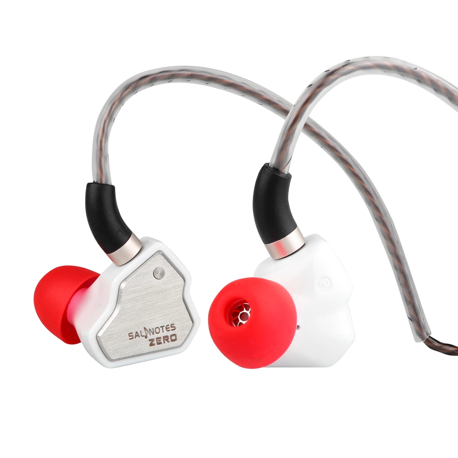 7Hz Salnotes Zero HiFi 10mm Dynamic Driver In-Ear Earphone HiFiGo White 3.5mm-with Mic 