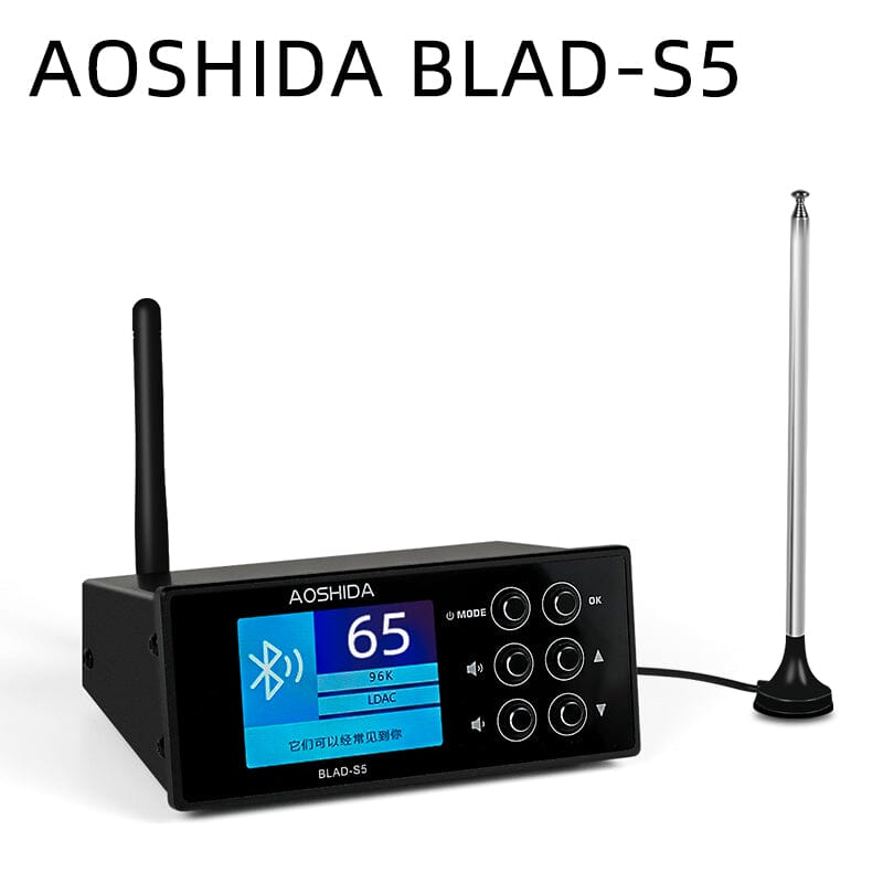 AOSHIDA BLAD-S5 ES9038 Bluetooth/FM Audio Receiver Converter HiFiGo 