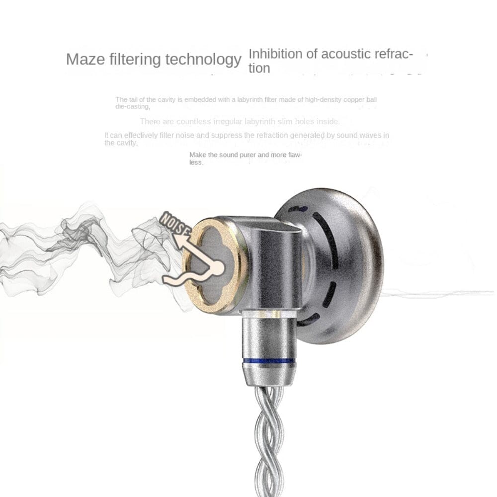 Astrotec Lyra Clover/Lyra Clover Limited Flagship Flat Headset Hifi Wired Earphones HiFiGo 