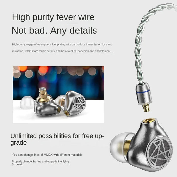 Astrotec Volans MK2 10mm PU + LCP Dynamic Driver In-Ear Earphone HiFiGo 