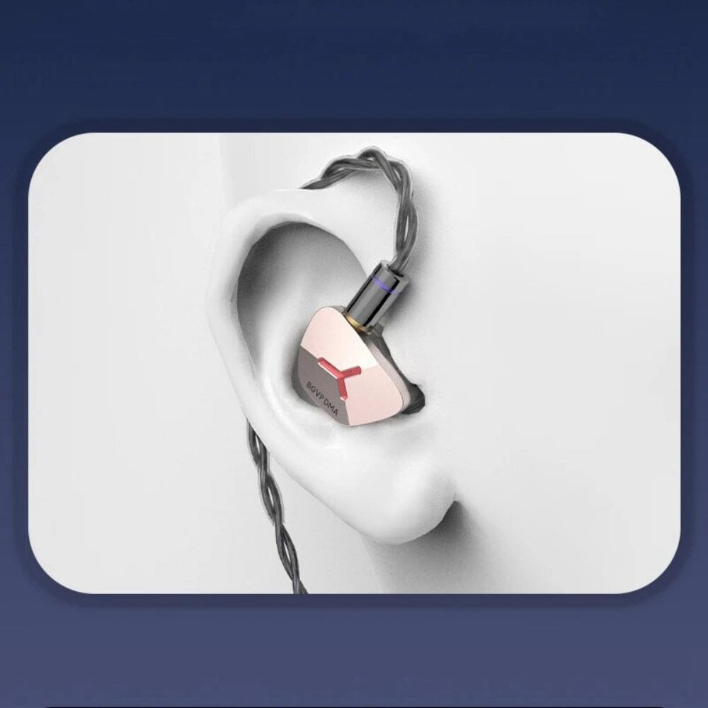 BGVP DMA 1DD + 2BA + 2BCD Hybrid Bone Conduction In-Ear Earphone HiFiGo 