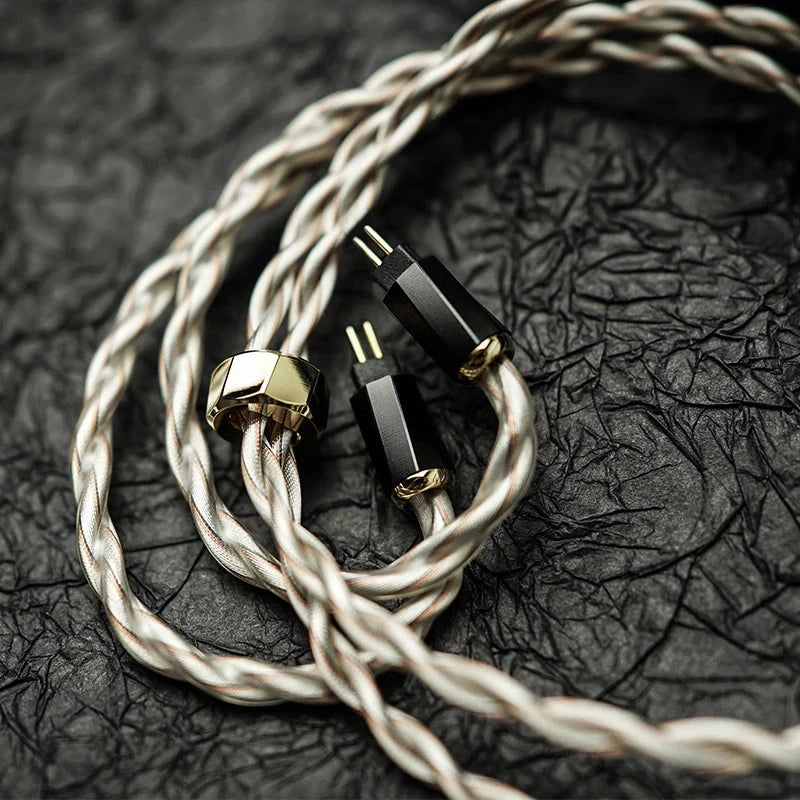 BGVP Gold Rose 0.78 4.4mm HiFi Earphone Cable HiFiGo 