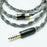 BGVP Gray Rose 5N Single Crystal Copper Silver-Plated Shielded Cable HiFiGo 