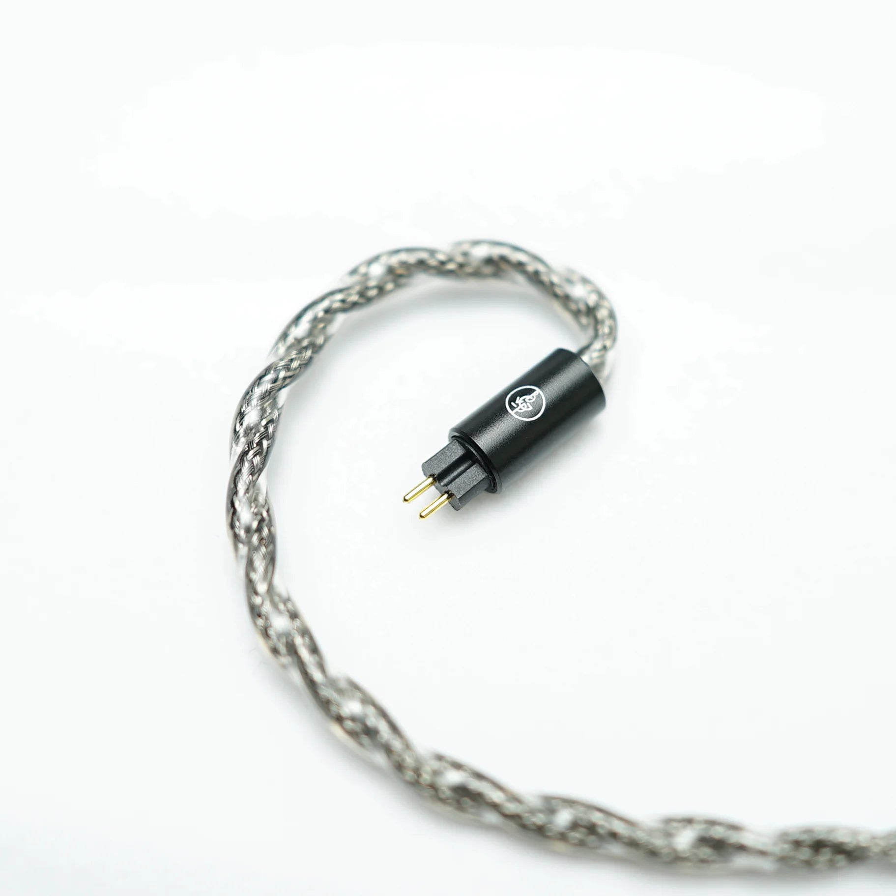 BGVP Gray Rose 5N Single Crystal Copper Silver-Plated Shielded Cable HiFiGo Gray Rose-4.4mm 0.78 