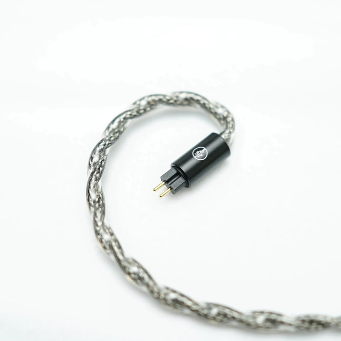 BGVP Gray Rose 5N Single Crystal Copper Silver-Plated Shielded Cable HiFiGo Gray Rose-4.4mm 0.78 