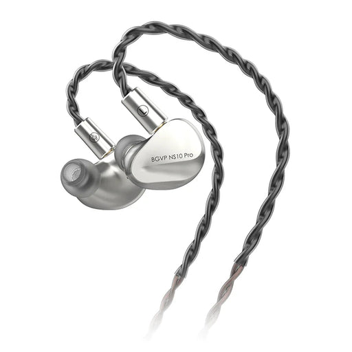 BGVP NS10 Pro 8BA+2DD Hybrid Driver In Ear Monitor HiFiGo NS10-Silver 